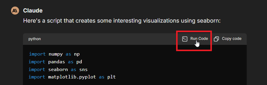 Code Interpreter in IntelliAsk
