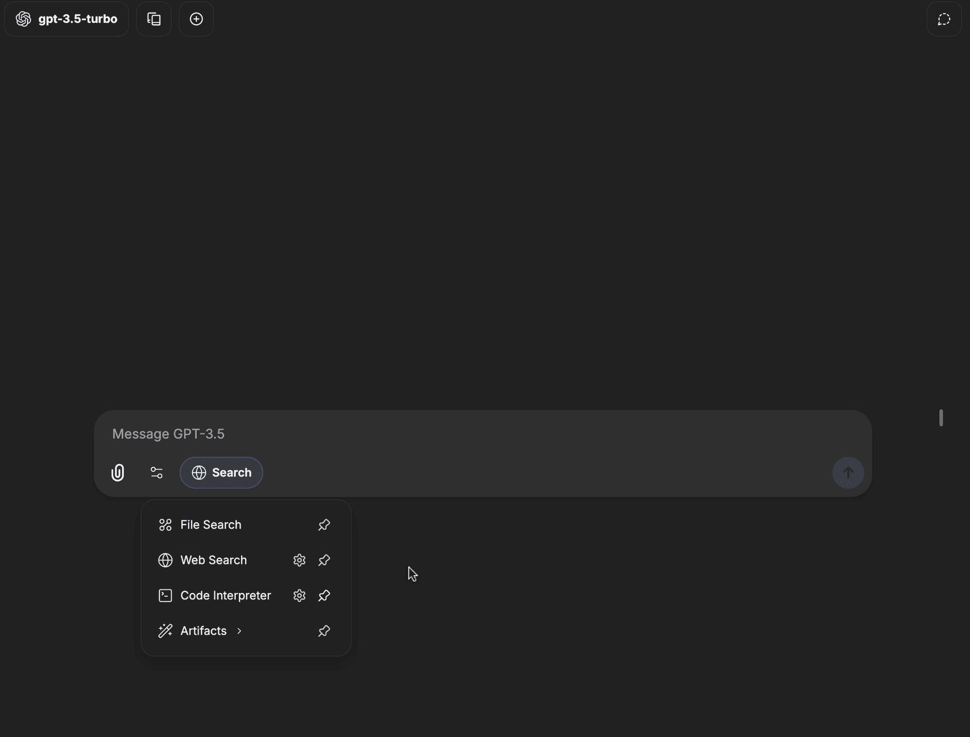 Web search badge confirmation
